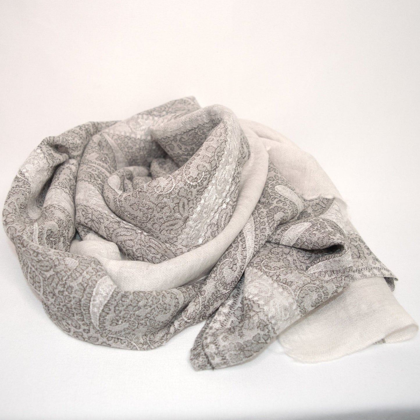 Grey Pashmina Scarf