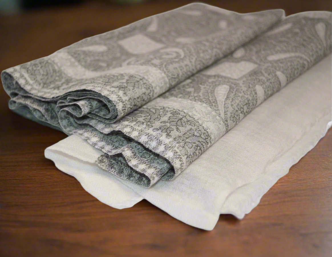Ivory Pashmina Scarf