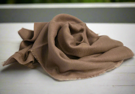 Sand Beige Diamond Weave Pashmina Scarf