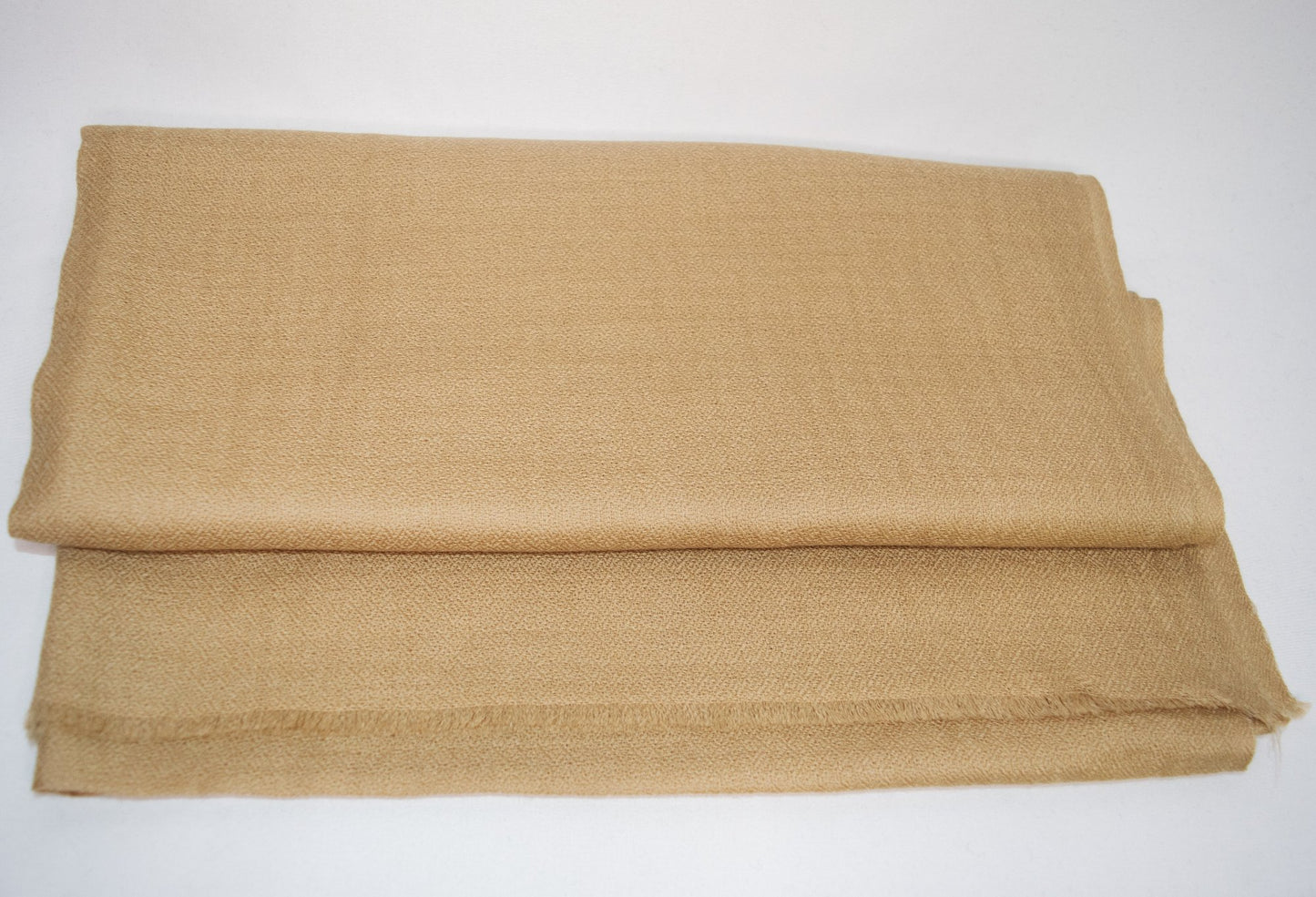 Stylish Beige Scarf with Diamond Weave Pattern for Women