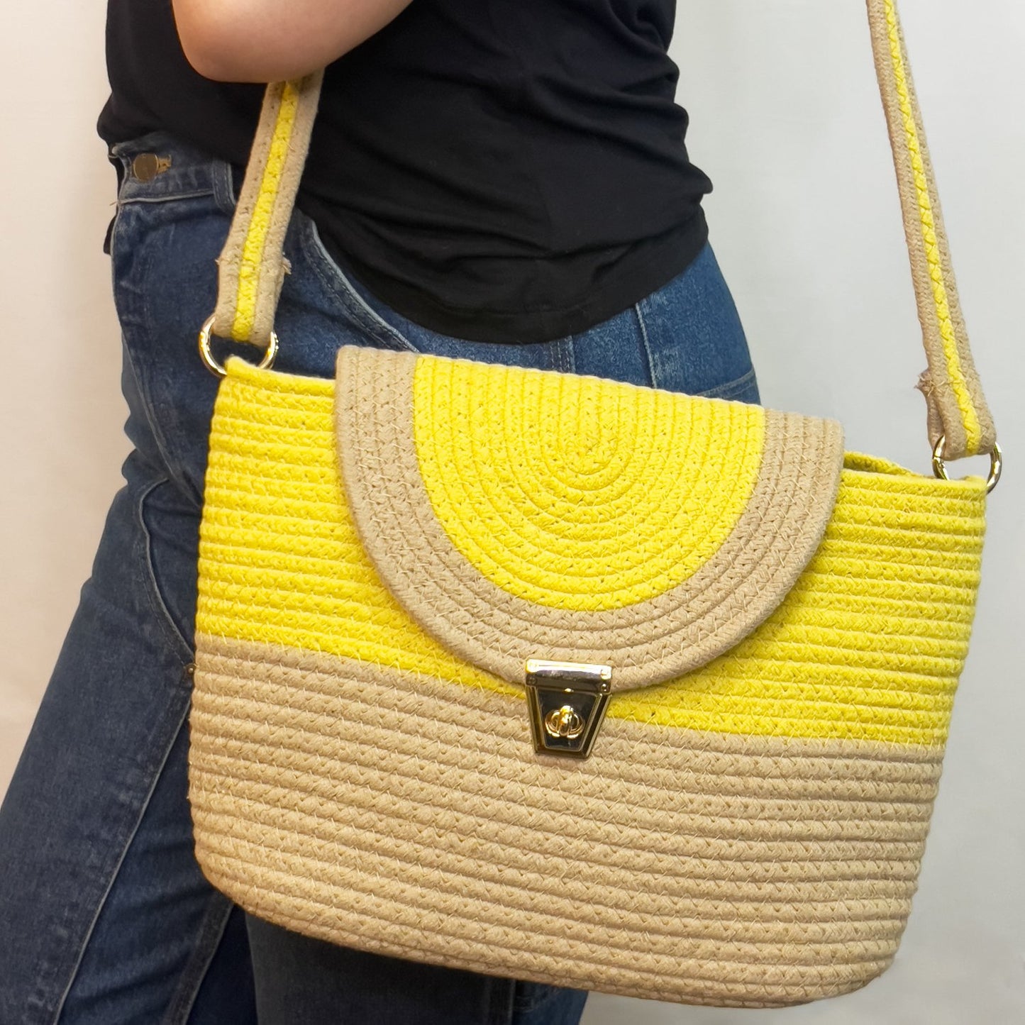 Women Yellow Shoulder Bag